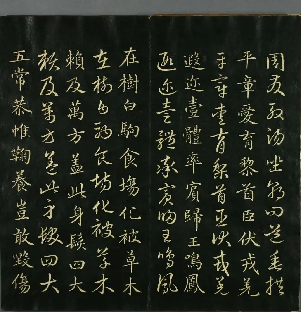 赵子昂书法赏析《真草千字文》高清本 | 名家书法作品赏析