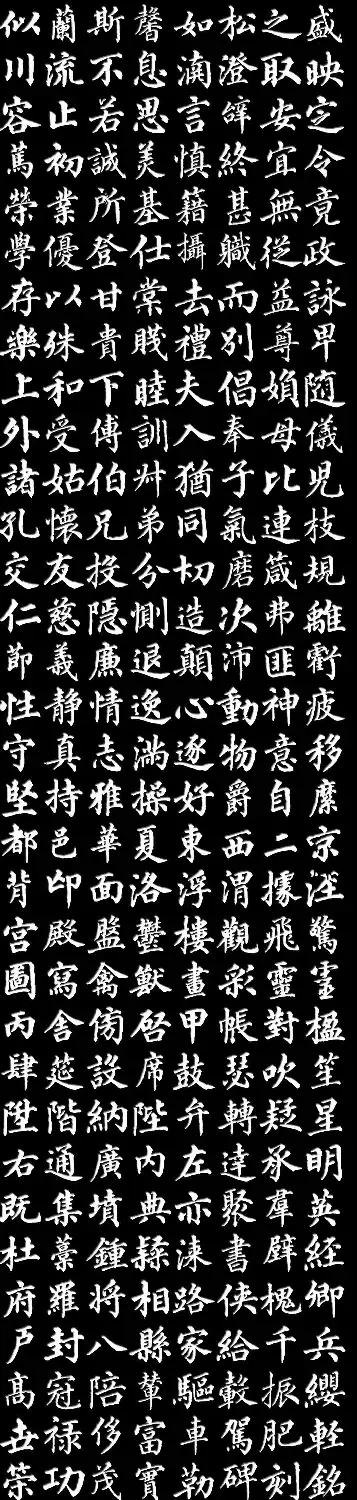 清代梁同书楷书《千字文》3种 | 书法名家作品鉴赏