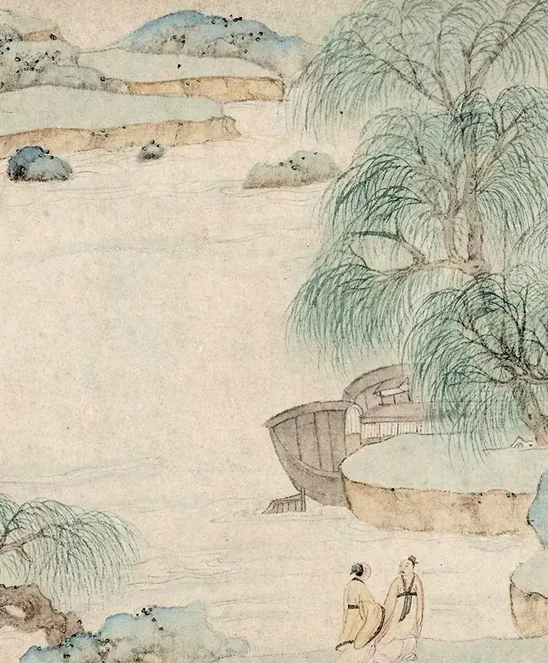 文徵明72岁书画《溪堂䜩别图》8797.5万元成交 | 传世书法作品精选