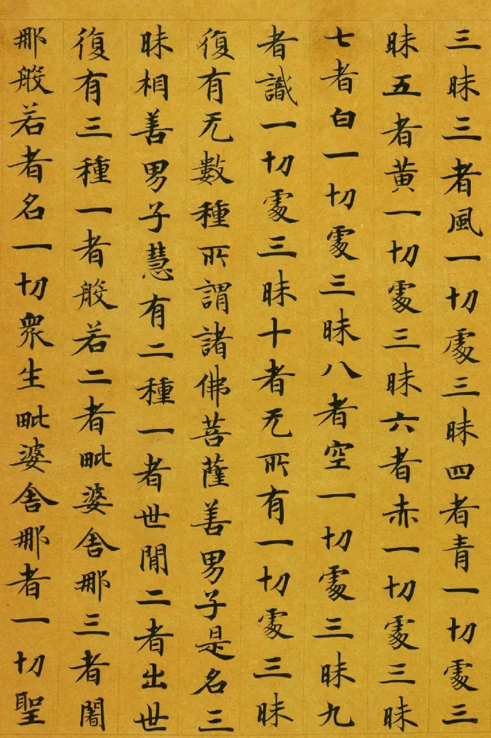 唐代楷书高清墨迹《唐人写本大般涅盘经》 | 敦煌写经精选