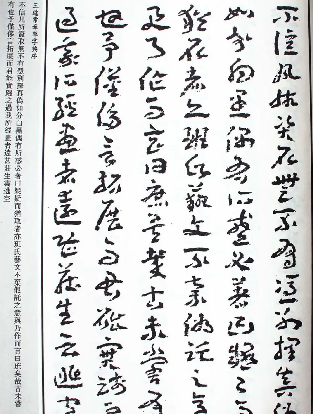 王蘧常草书欣赏《章草字典序》 | 软笔书法作品