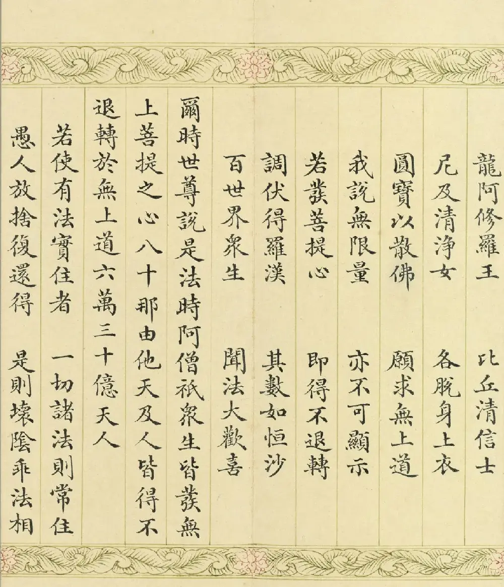 索绰络·德保楷书《佛说如来智印经》册 | 书法作品鉴赏