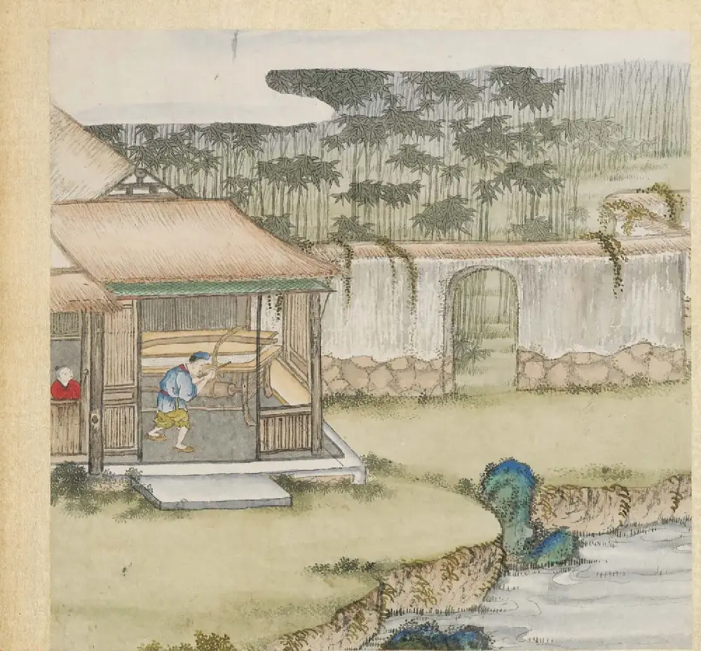 彩色字画大图欣赏《新诗造纸书画谱》 | 传世书法作品精选