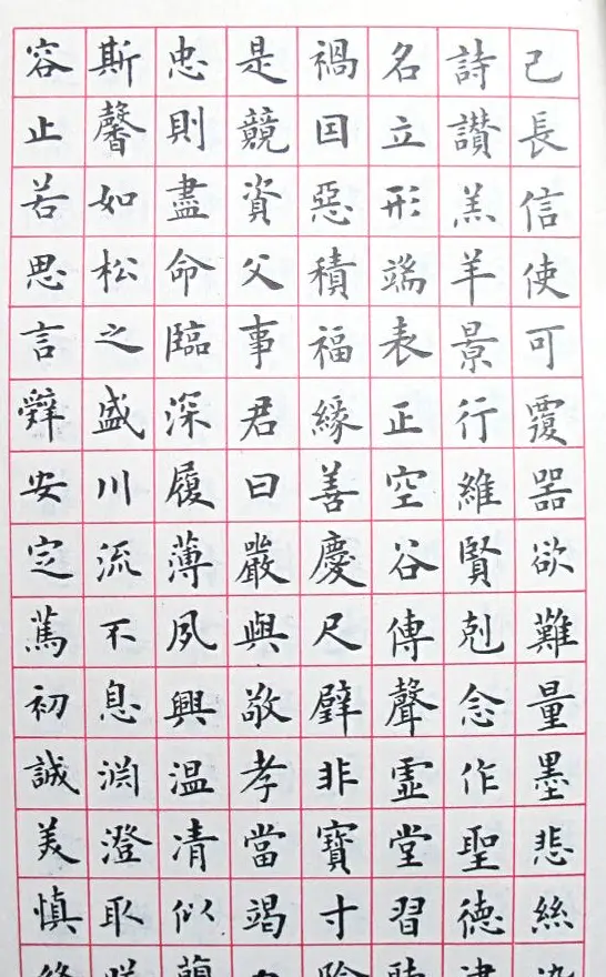 卢中南楷书临《欧阳询书千字文》 | 毛笔书法作品