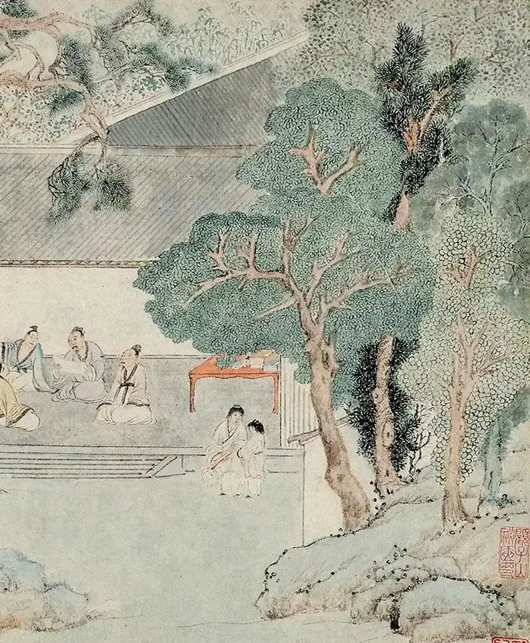 文徵明72岁书画《溪堂䜩别图》8797.5万元成交 | 传世书法作品精选