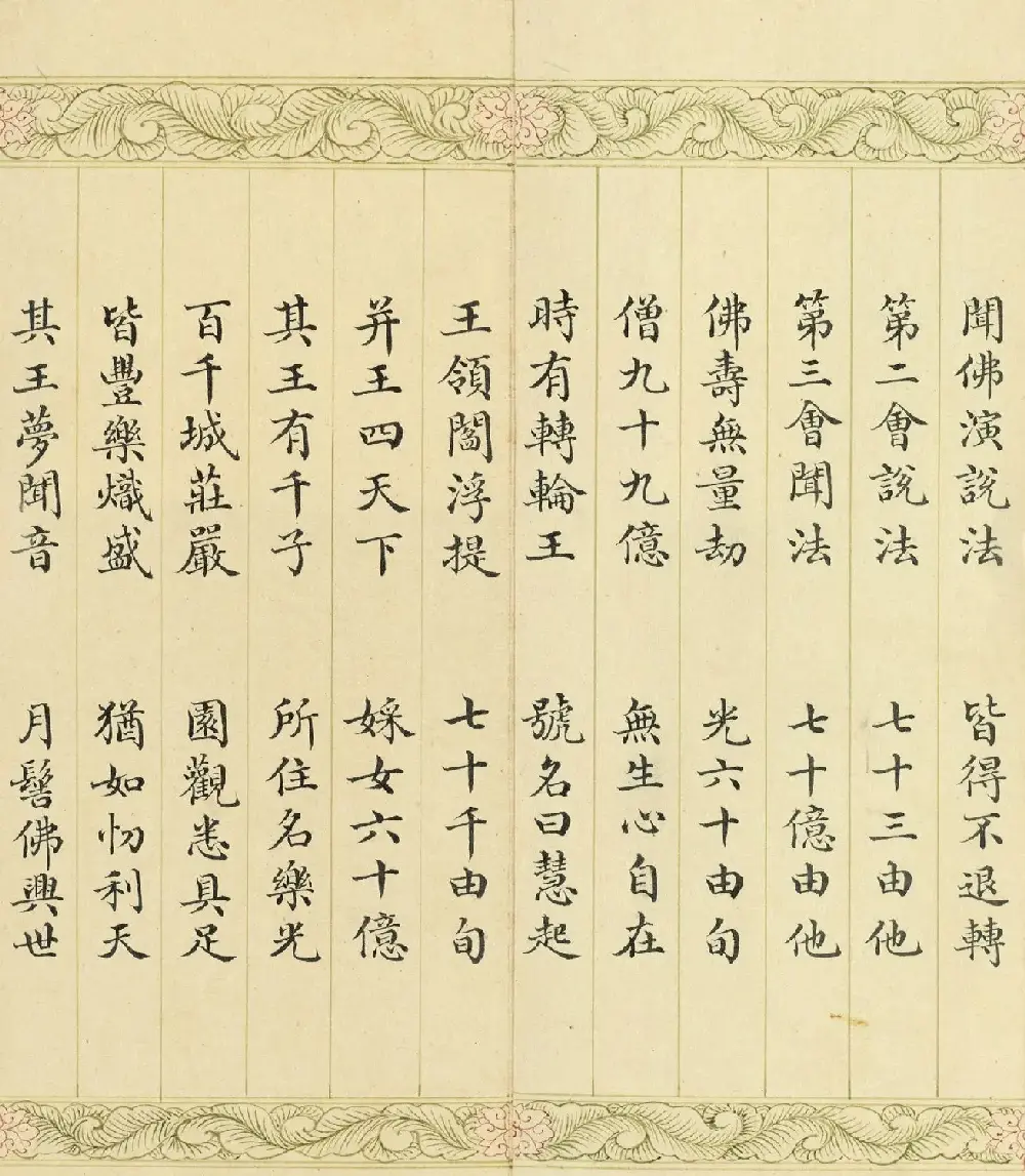 索绰络·德保楷书《佛说如来智印经》册 | 书法作品鉴赏