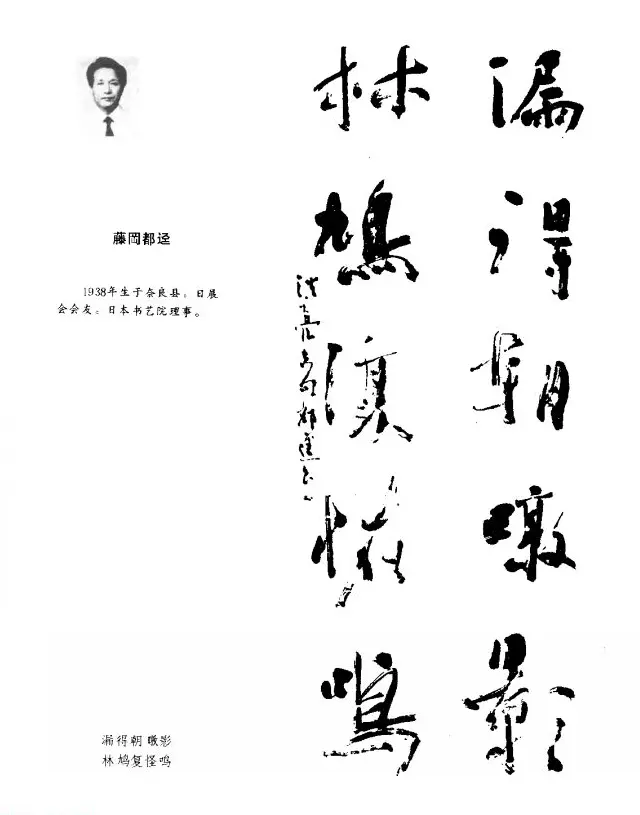 中日书法百家墨迹精华-日本书家作品 | 软笔字帖范本