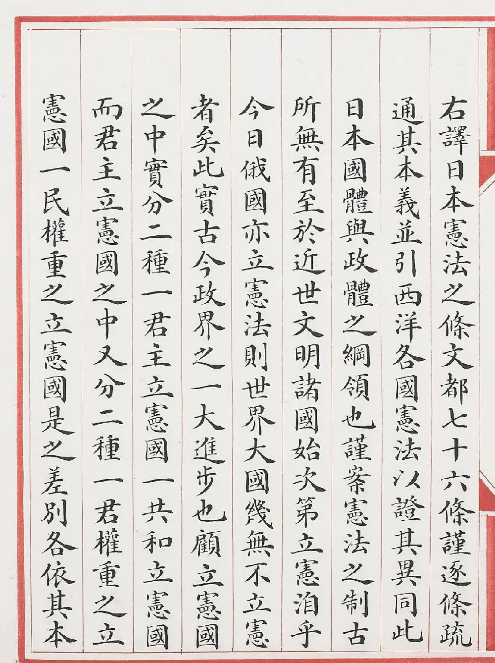 清代小楷钞本《政治丛书提要》 | 书法字帖范本