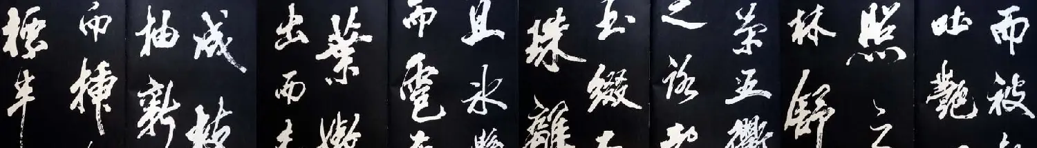 米芾书法欣赏梅花赋两种 | 毛笔书法作品