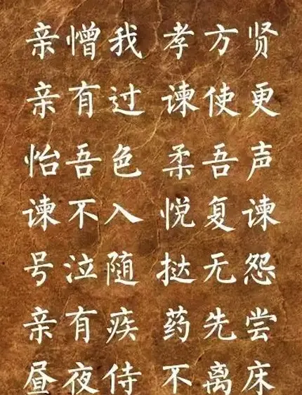 柳体楷书欣赏《李毓秀弟子规》 | 书法作品鉴赏