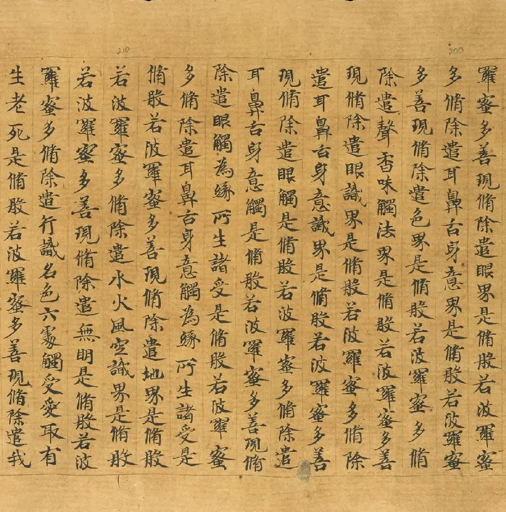 敦煌写本：大般若波罗密多经卷第317趣智品 | 敦煌写经欣赏