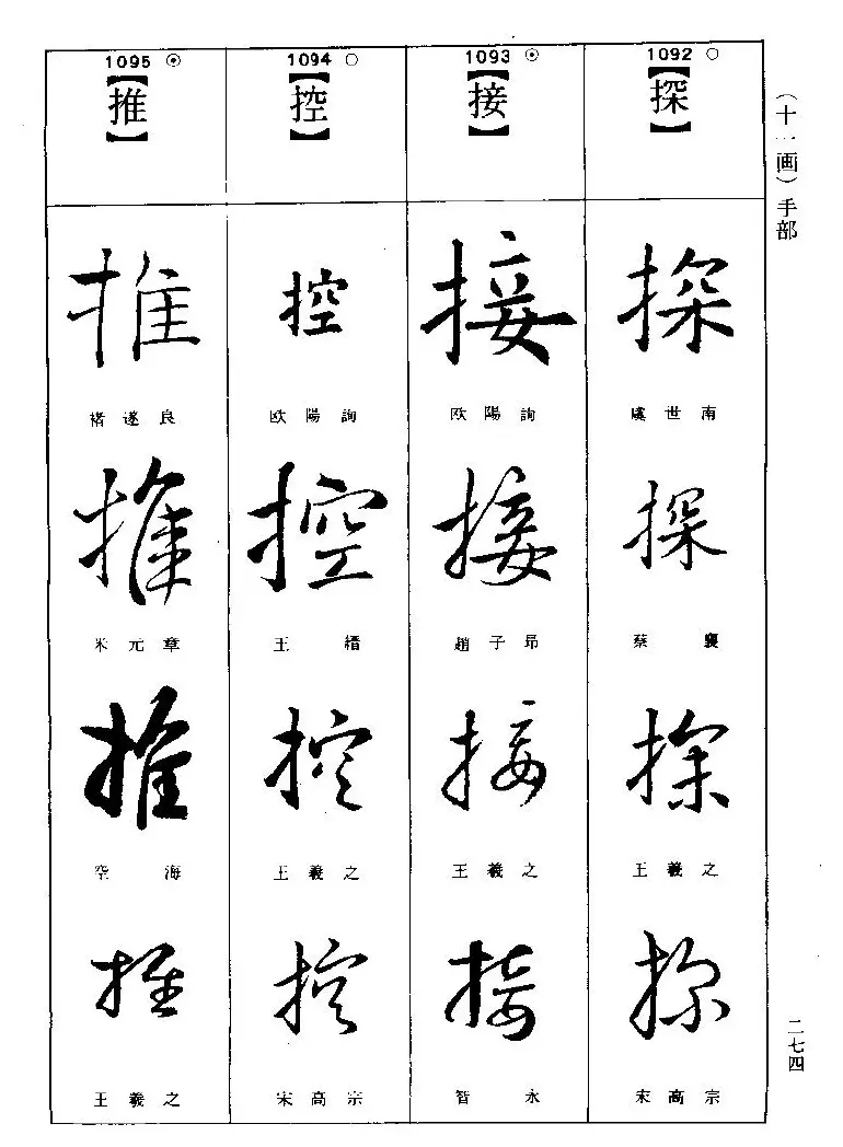 书法图书下载《名家书法字典》.PDF | 书法字帖范本