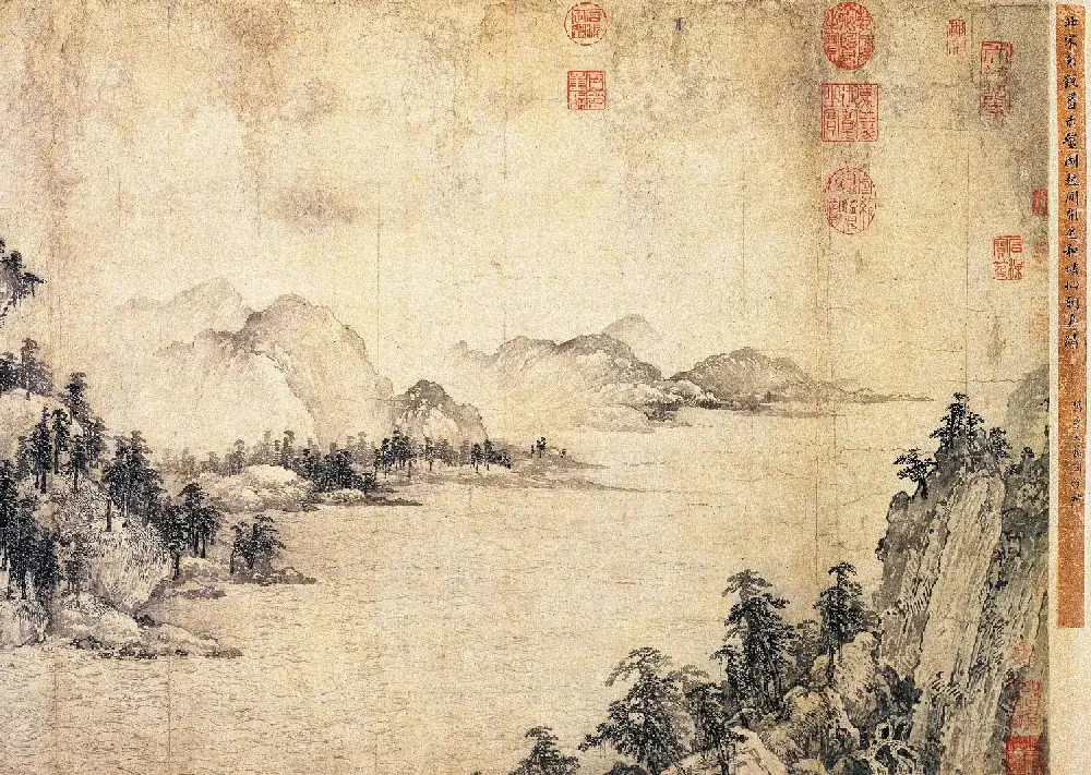 金代古画欣赏《武元直赤壁图》台北故宫博物院藏 | 传世书法作品精选