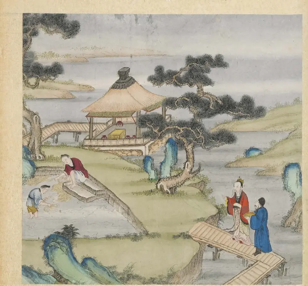 彩色字画大图欣赏《新诗造纸书画谱》 | 传世书法作品精选
