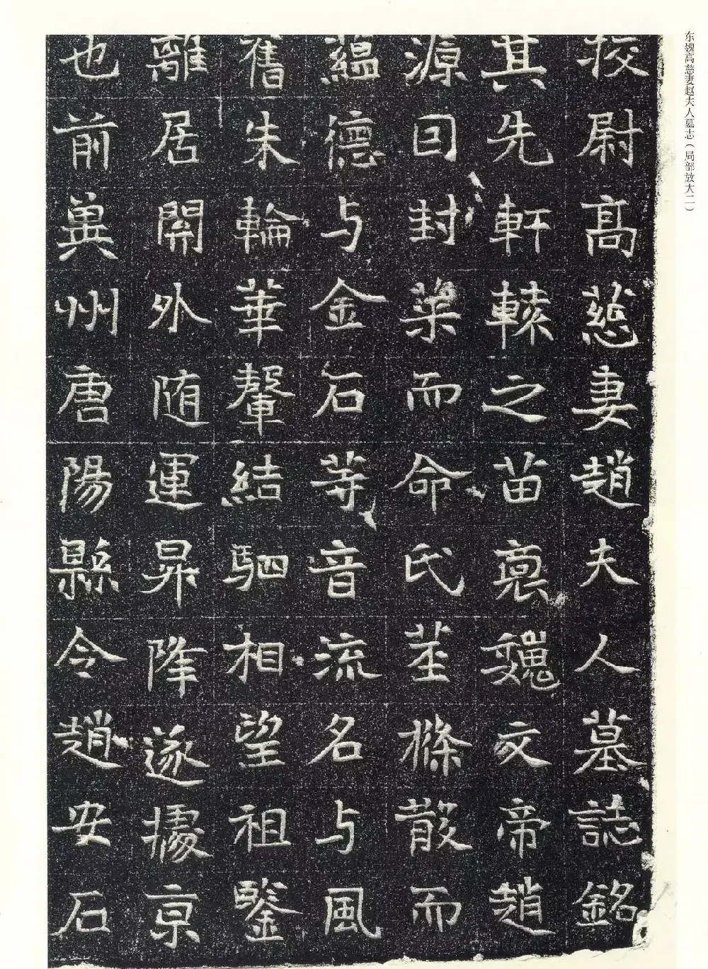 东魏楷书《高慈妻赵夫人墓志》 | 墓志塔铭