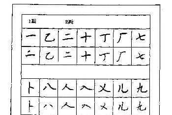 书法字帖范本 | 7000通用汉字钢笔楷书行书字帖下载