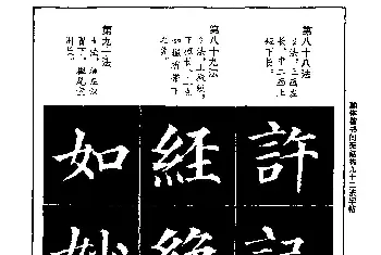 书法字帖范本 | 颜体楷书间架结构九十二法字帖.pdf